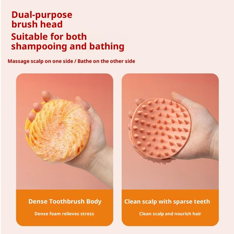 Scalp Scrub Exfoliant - Miękka silikonowa szczotka do ciała, złuszczająca
