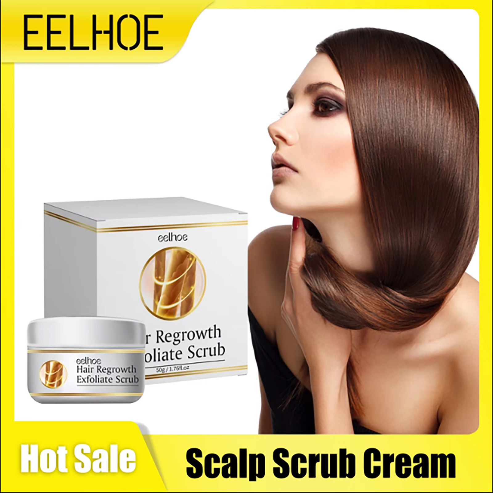 Scalp Scrub Exfoliant - Krem peelingujący skórę głowy wzmocnienie korzenia