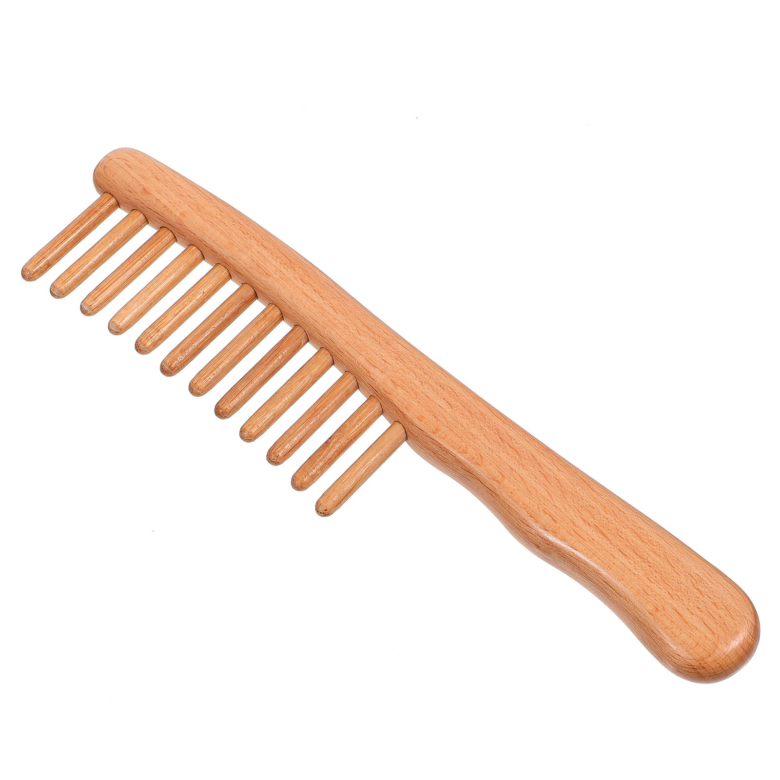 Hair Care Nature - 1 szt. Polerowany, naturalny drewniany grzebień