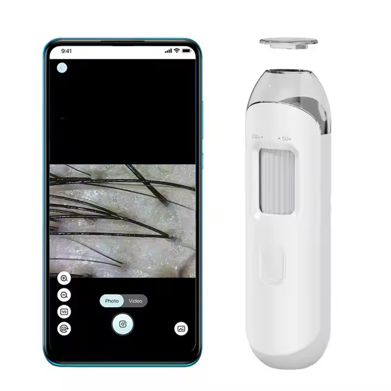 Hair Porosity Test - Elektroniczny mikroskop do analizy skóry głowy,