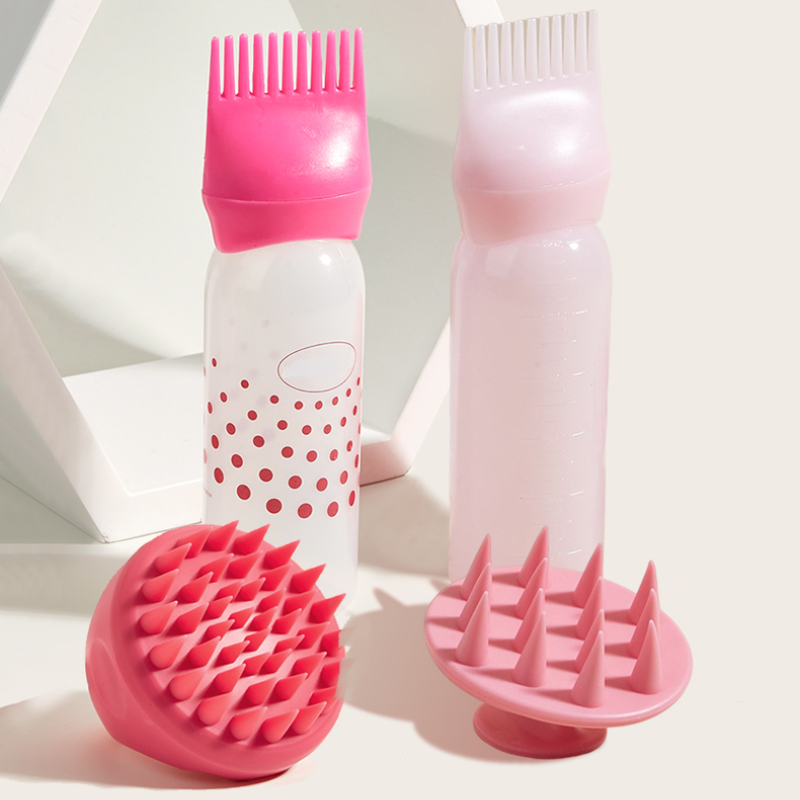 Hair Care Brand - 2 sztuk/zestaw silikonowa butelka na szampon