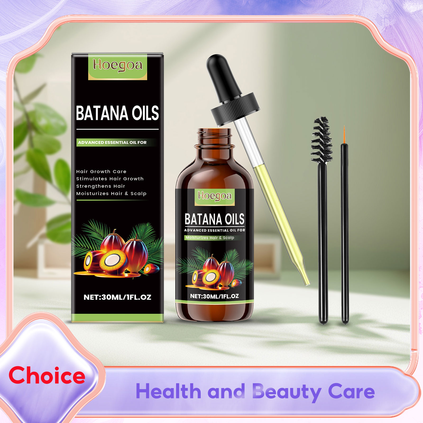 Hair Care Nature - Olejek Batana na porost włosów, rewitalizujący,