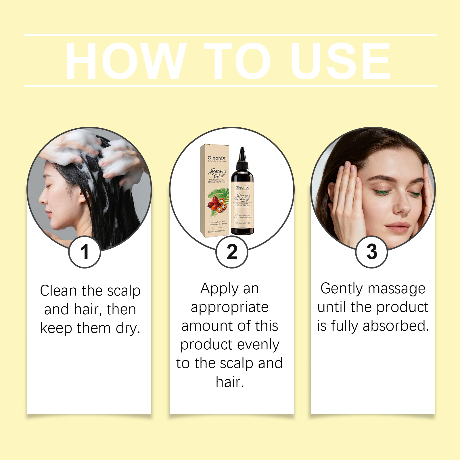Hair Care Nature - Olejek Batana do włosów wzmacniający cebulki