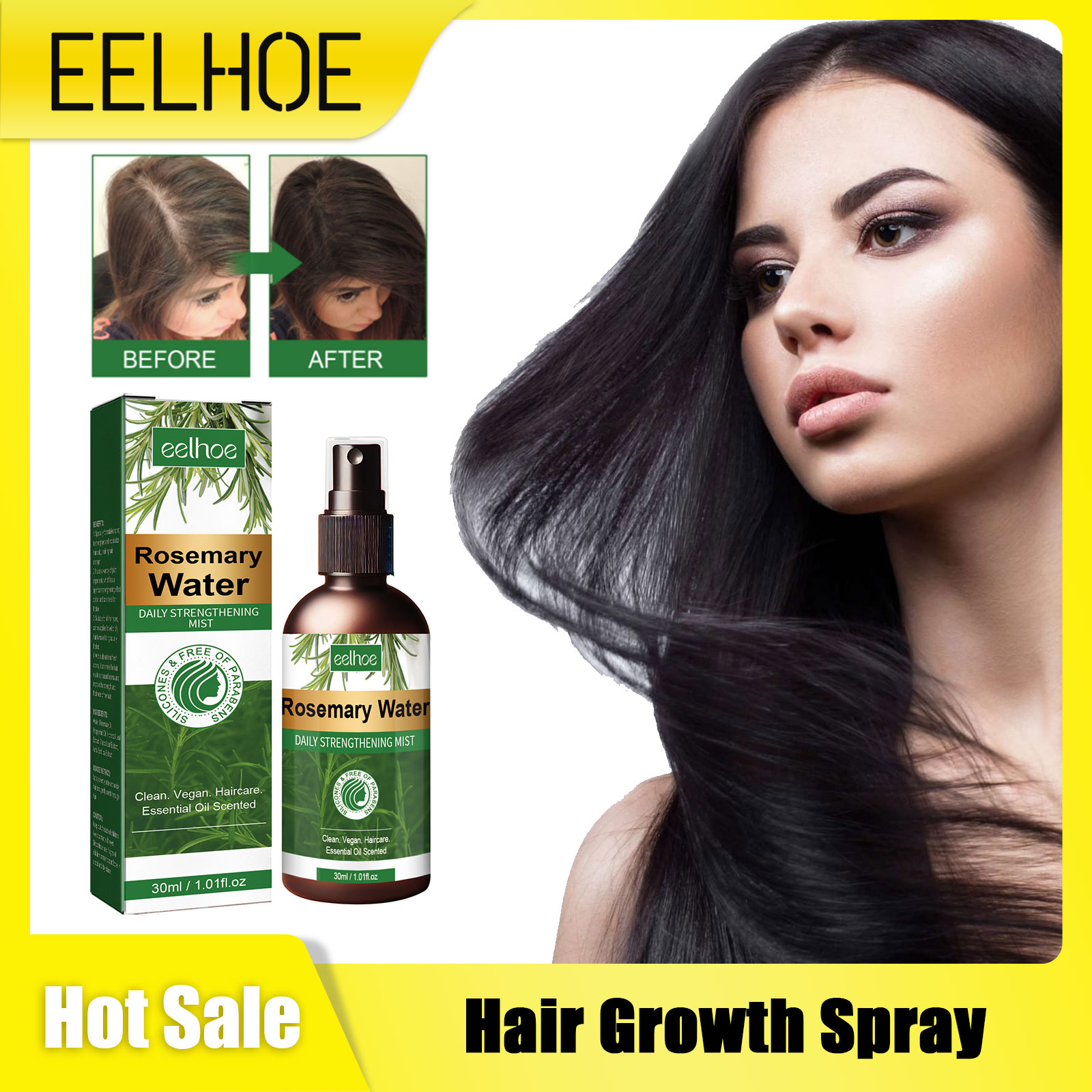 Hair Care Nature - Rozmarynowy spray do włosów Odżywczy środek