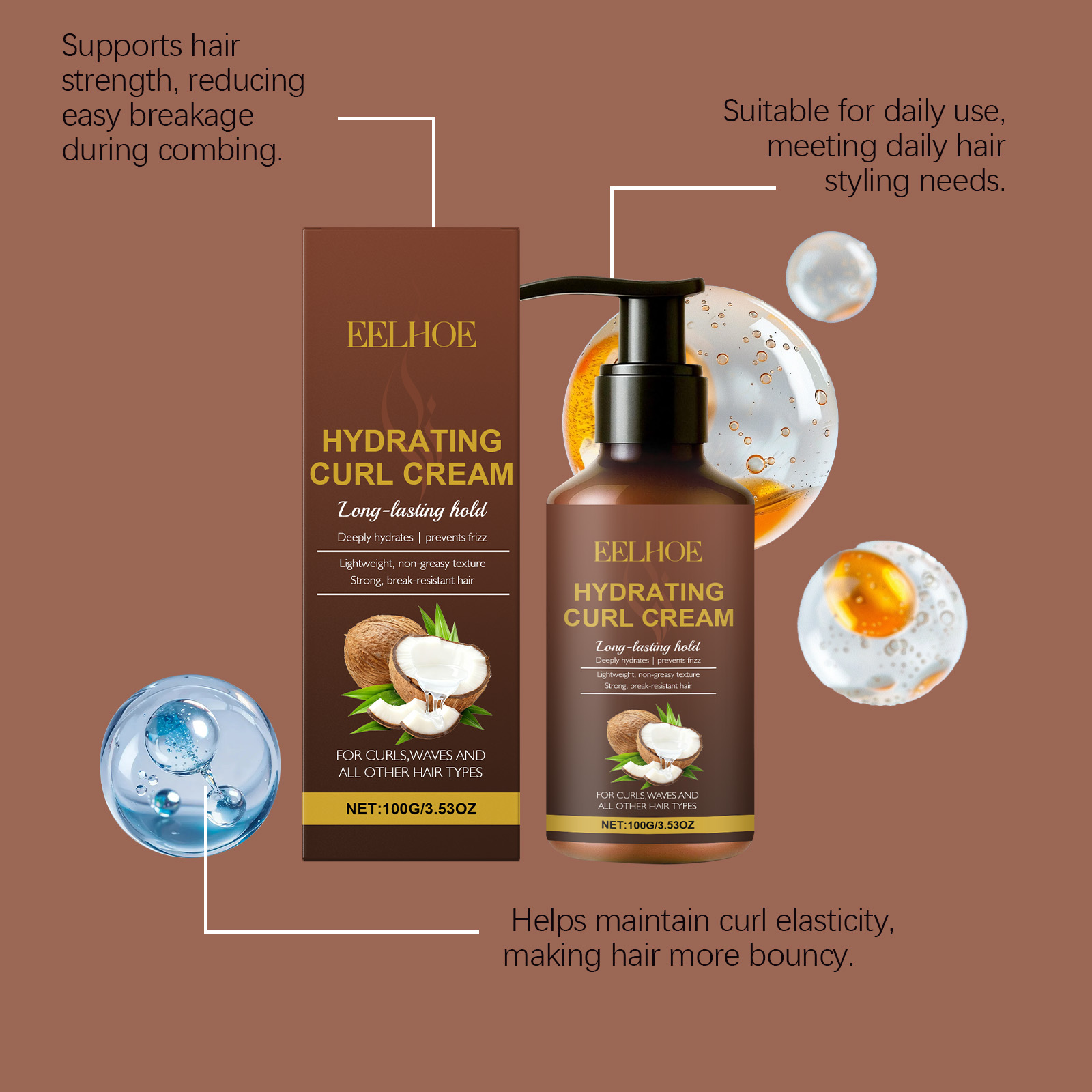 Krem do stylizacji kręconych w – Hair Care Nature recenzja i cena