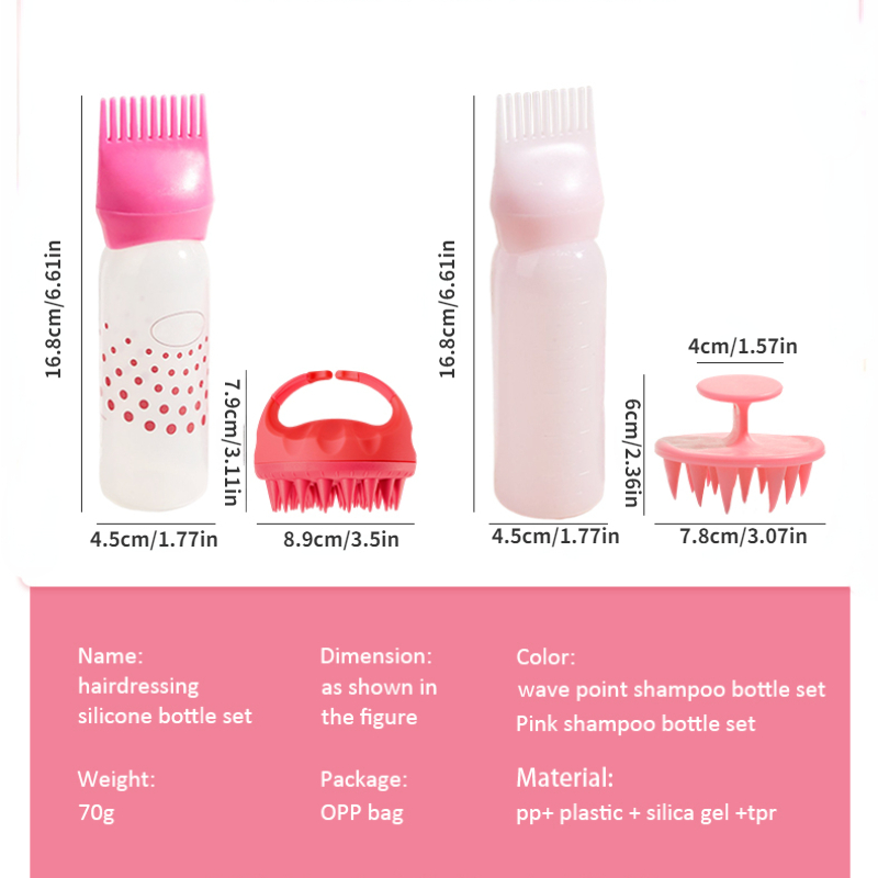 2 sztuk/zestaw silikonowa bute – Hair Care Brand recenzja i cena