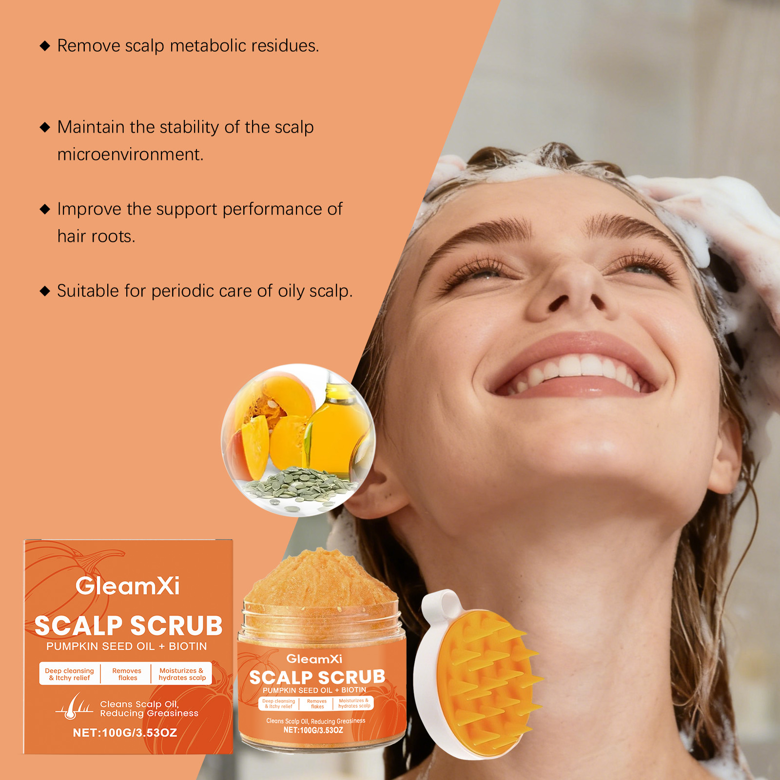 Peeling do skóry głowy z oleje – Scalp Scrub Exfoliant recenzja i cena