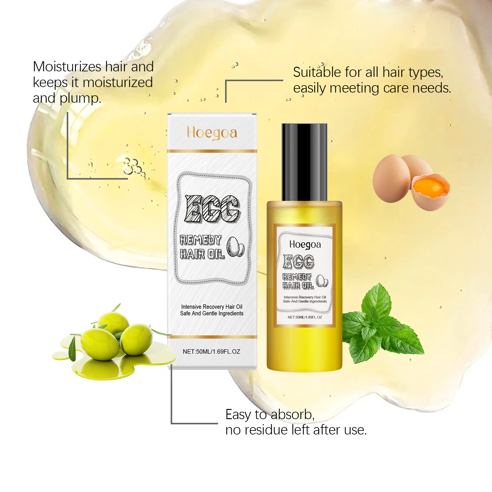 Olejek do włosów z jajkiem, re – Hair Care Nature recenzja i cena